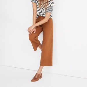 Madewell Emmett Wide-Leg Crop Pants